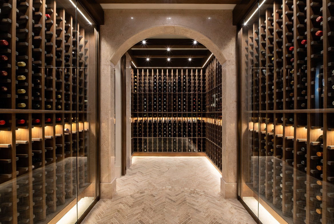 Bespoke wine cellar